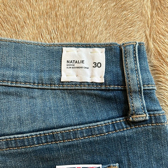 Hudson “Natalie” Mid-Rise Slim Boyfriend Crop - Brand New with Tags - Picture 4 of 9